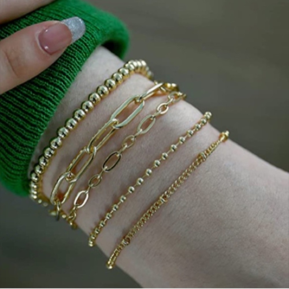 14K GP Chain Bracelet